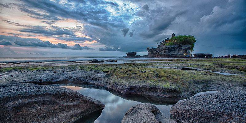 Храмы Бали. Pura Tanah Lot на закате